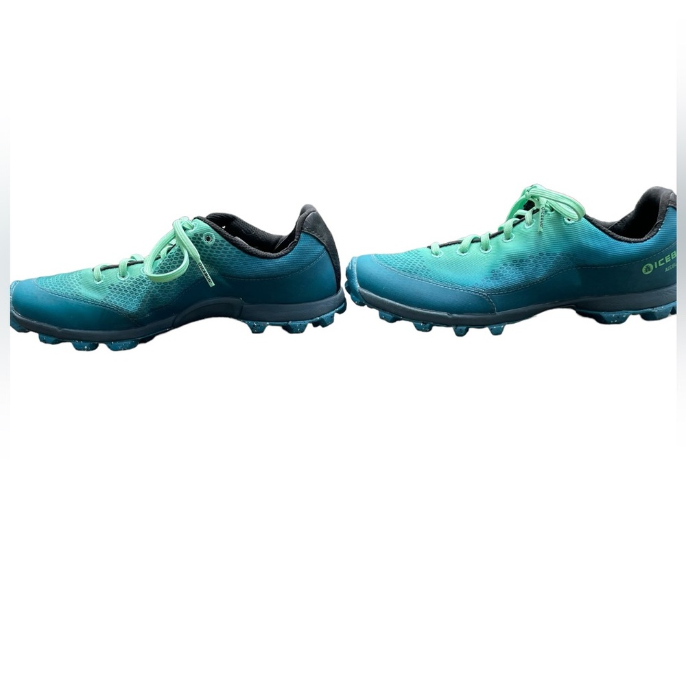 Icebug Acceleritas8 Minimalistic High Traction Running Shoe Blue Green Size 7 - Picture 3 of 10